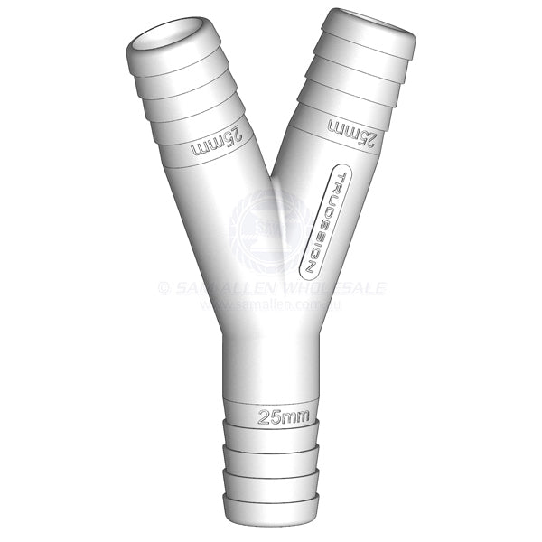 Hose joiner Trudesign white Y equal 1 x 1 x 1 | Sam Allen