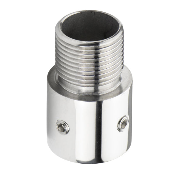 Antenna mount 316G cast SS threaded suit 1 - 25mm OD tube