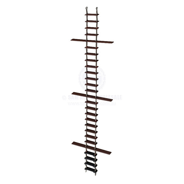 Ladder pilot composite steps polyester rope 5.7m
