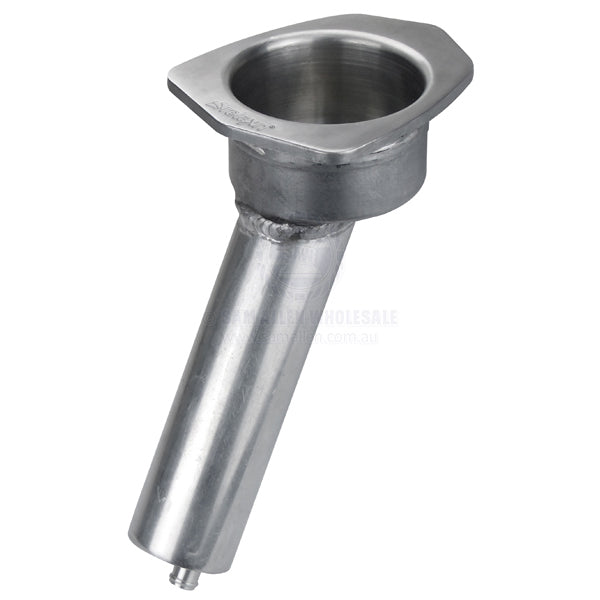 Rod & cup holder Relaxn alloy 30° flush mount weld-in