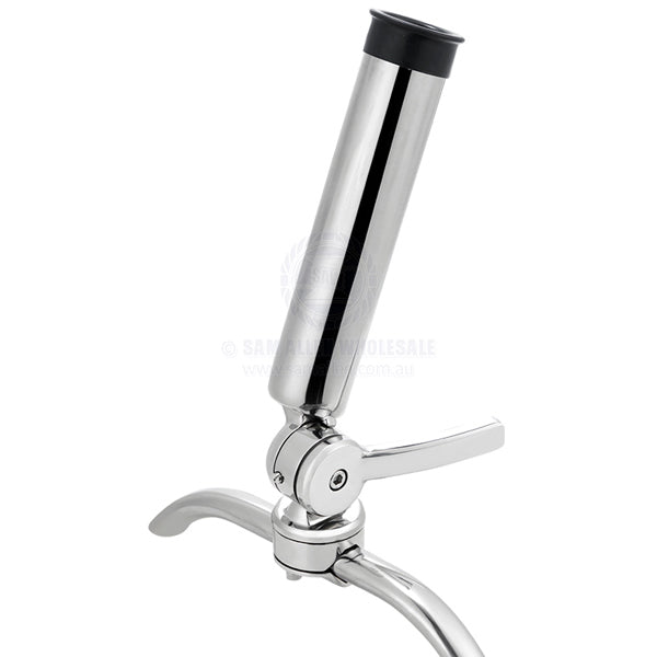 Rod holder 316 SS adjustable rod holder rail mount 22 - 32mm | Sam Allen