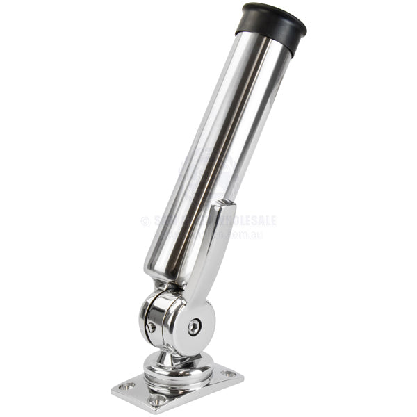 Rod holder 316 SS adjustable rod holder deck mount