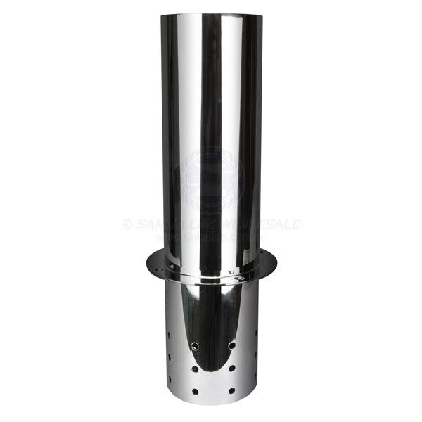 Burley bucket 316G SS through deck mount 125mm OD x 490mm