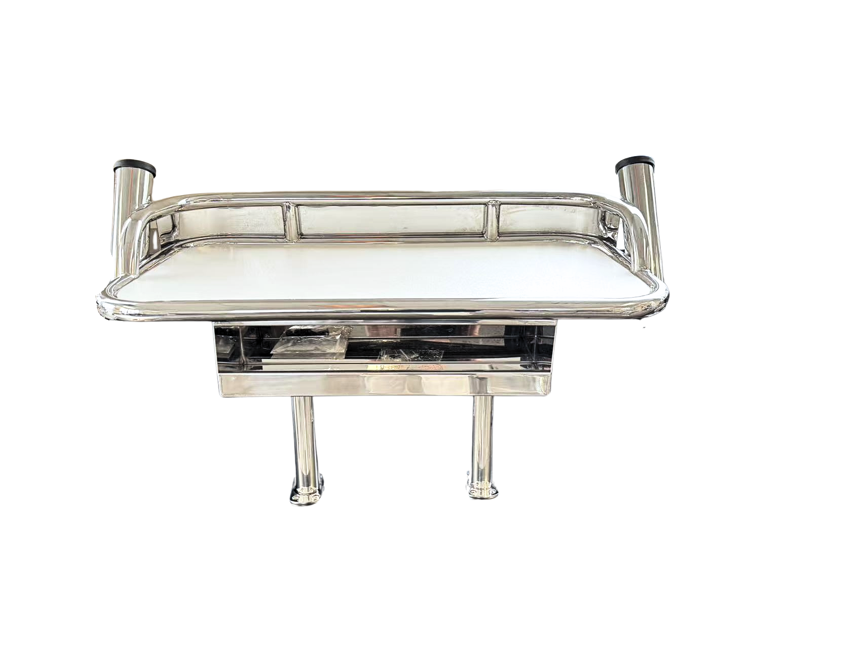 "New" Deluxe Stainless Steel Removable Baitboard Large Inc Legs and Fitting