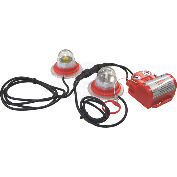 Light liferaft LED separate inner & outer light & battery pack | Sam Allen