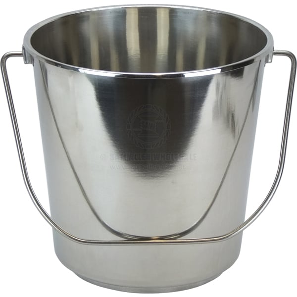 Bucket SS round 9 litres-pack of 12 | Sam Allen