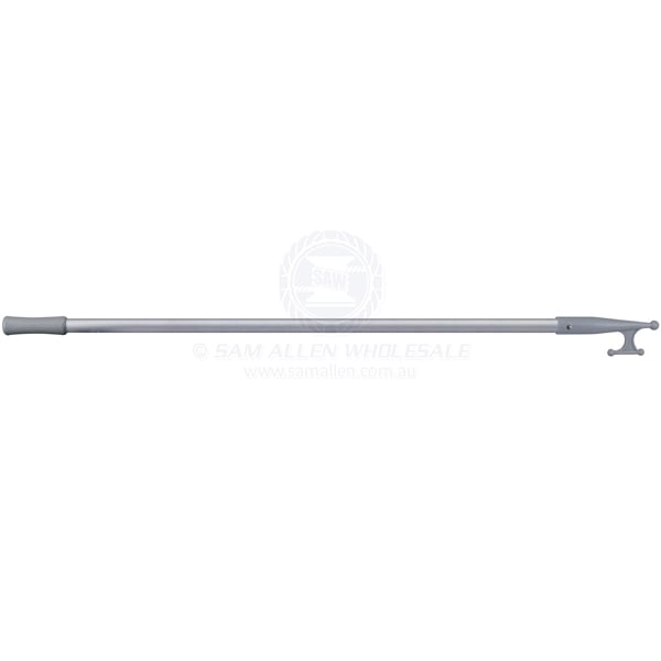 Boat hook fixed anodised alloy 25mm diam handle with plastic head 1.8m | Sam Allen