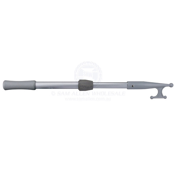 Boat hook telescopic anodised alloy handle with plastic head 0.7-1.0m