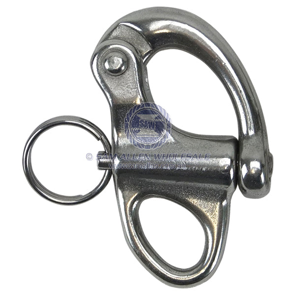 Snapshackle 316G SS fixed eye 100mm overall