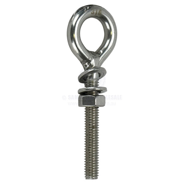 Eye bolt 316G SS welded M12 x 120mm