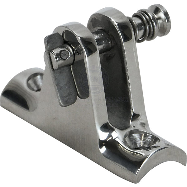 Canopy deck mount 316G cast SS concave base quick release pin | Sam Allen