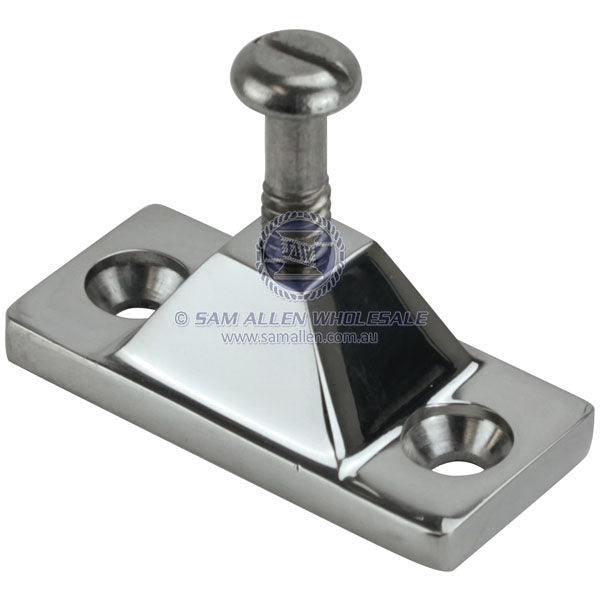 Canopy side mount 316G SS flat base 5.5mm diam pin - pack of 50 | Sam Allen
