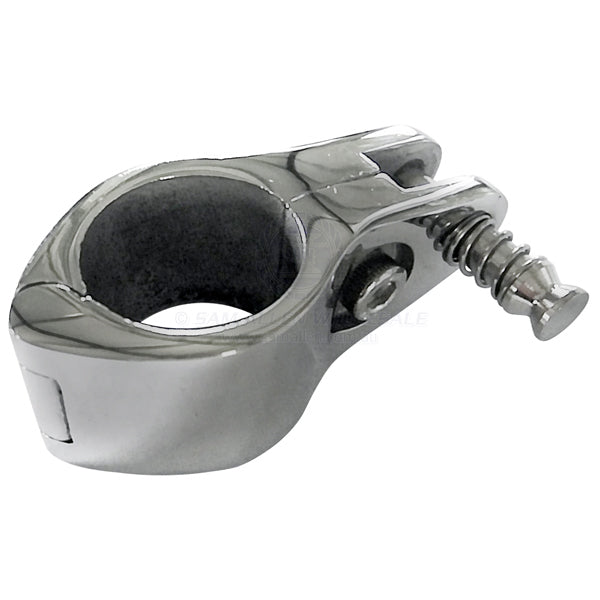 Canopy tube clamp 316G SS hinged quick release suit 1 - 25mm OD