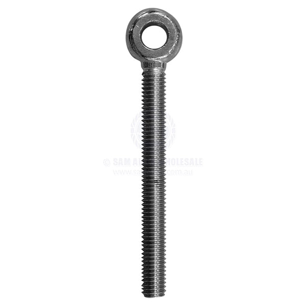 Eye bolt 316G cast SS small head M10 X 110mm no nut or washers