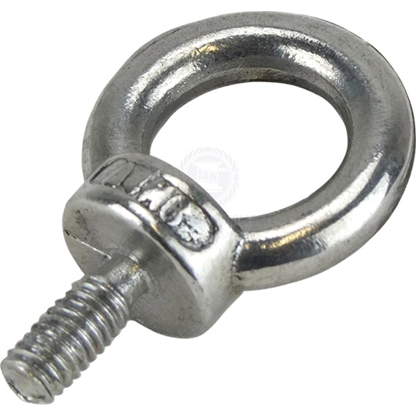 Eye bolt 316G cast SS collared short M12 thread