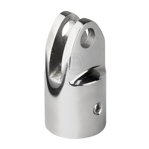 Canopy tube fork 316G cast SS external suit 25mm OD tube