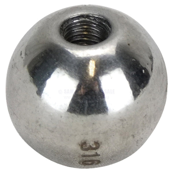 Ball balustrade 316G cast SS M6 internal thread 20mm OD
