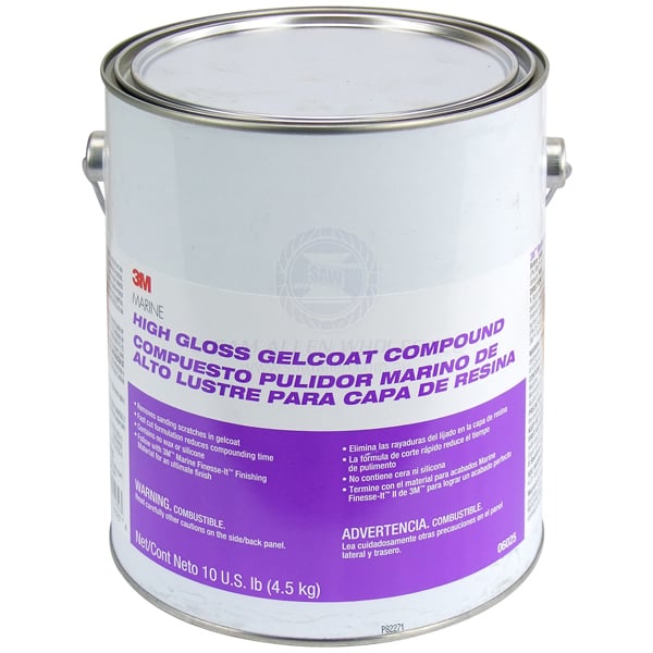 3M High Gloss Gelcoat Compound 06025 4.5kg | Sam Allen