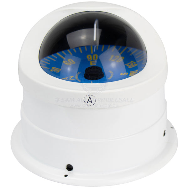 Compass Autonautic white binnacle mount 100mm blue card (Zone C)