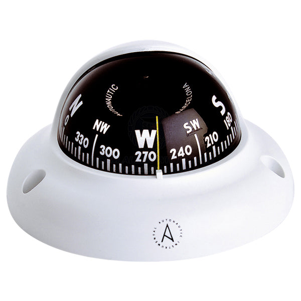 Compass Autonautic surface mount 65mm black card white body (Zone C)