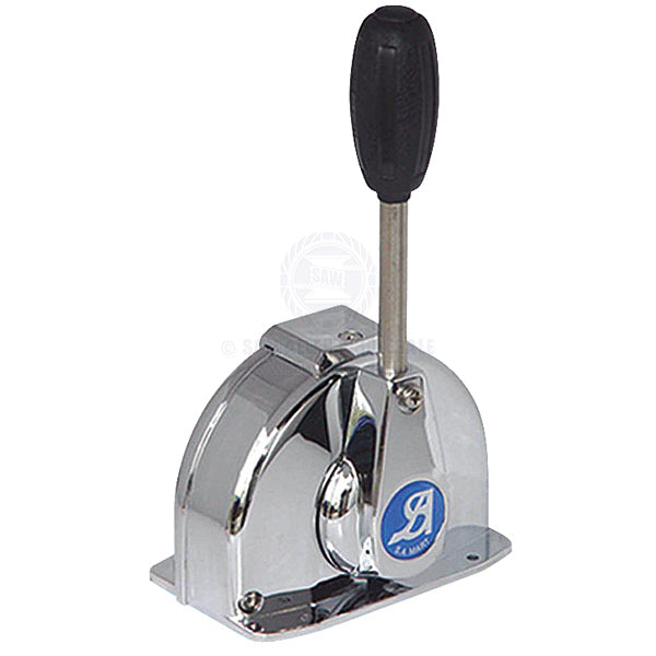 Engine control top mount single black gear lever only chrome | Sam Allen
