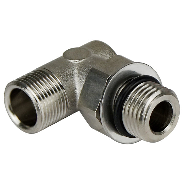 Hydraulic hose connector elbow 9/16 orb x 3/8 tube suit Uflex helm | Sam Allen
