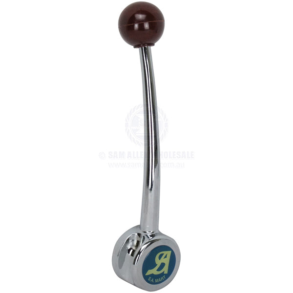 Engine control replacement chrome handle red knob suit 83645 & 83650 | Sam Allen