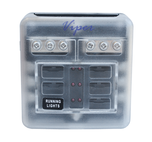 6 Gang Blade Fuse Holder For Marine Use