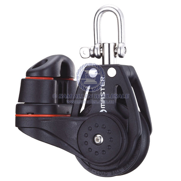Block Tersma single swivel shackle top with cam 75mm BB sheave | Sam Allen
