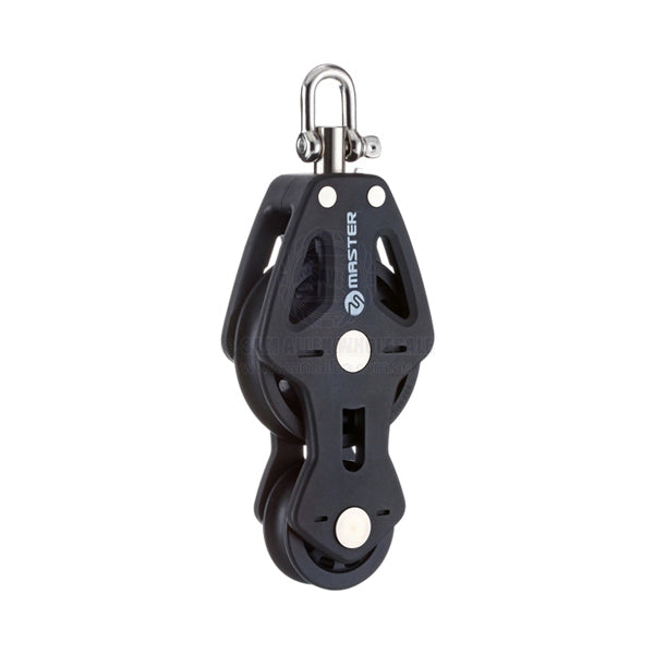 Block Tersma fiddle swivel shackle top 50 x 10mm PB sheave | Sam Allen