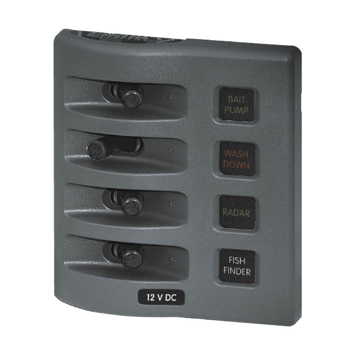 Blue Sea Systems WeatherDeck Switch Panel - Fused