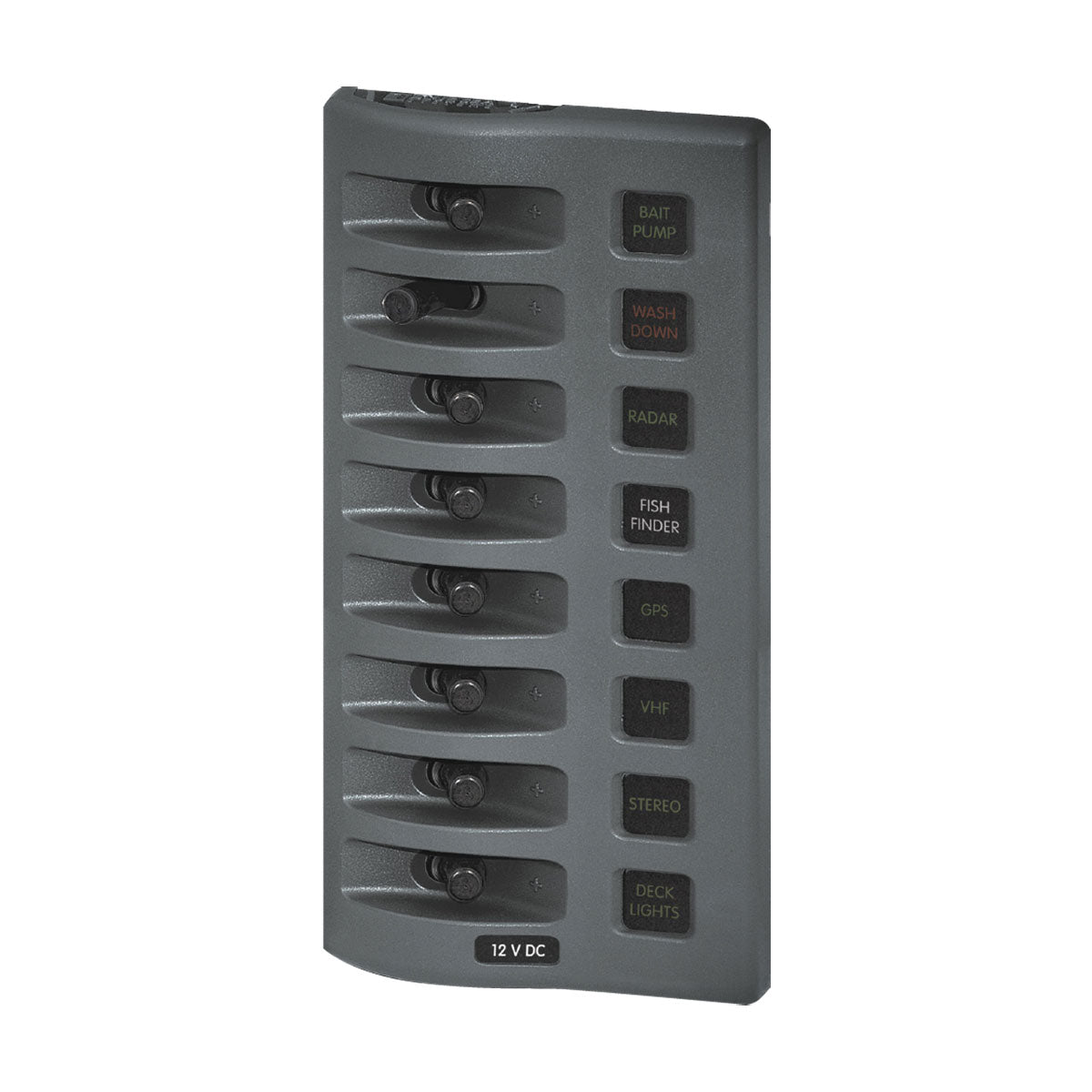 Blue Sea Systems WeatherDeck Switch Panel - Fused