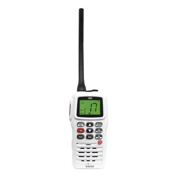 GX625 5/1 Watt Handheld VHF Marine Radio