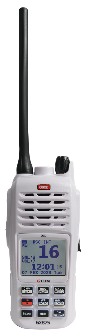 GX875 VHF MARINE HANDHELD RADIO