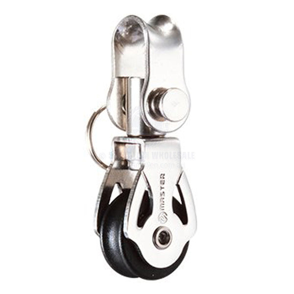 Block Tersma single swivel shackle top 16 x 5mm nylon BB sheave | Sam Allen