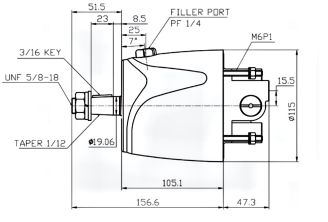 SEAFIRST HYDRAULIC HELM