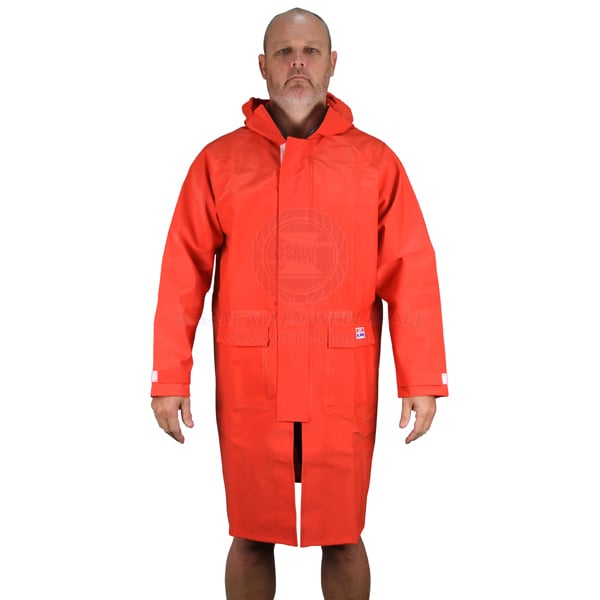 Jacket Tuff Coastal Long PVC orange large | Sam Allen