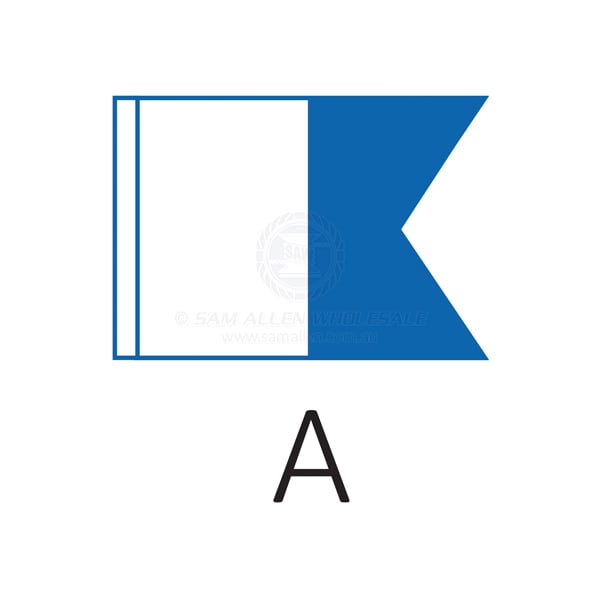 Code flag 'A' size 3 915 x 760mm | Sam Allen