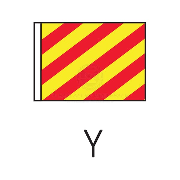 Code flag 'Y' size 3 915 x 760mm | Sam Allen