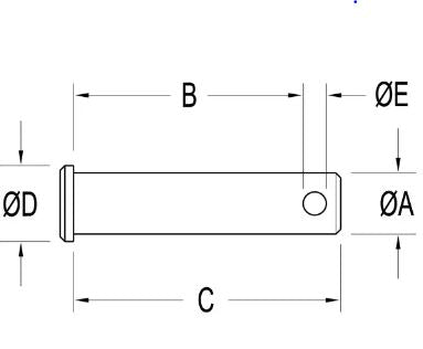 RF266 - Pins Clevis