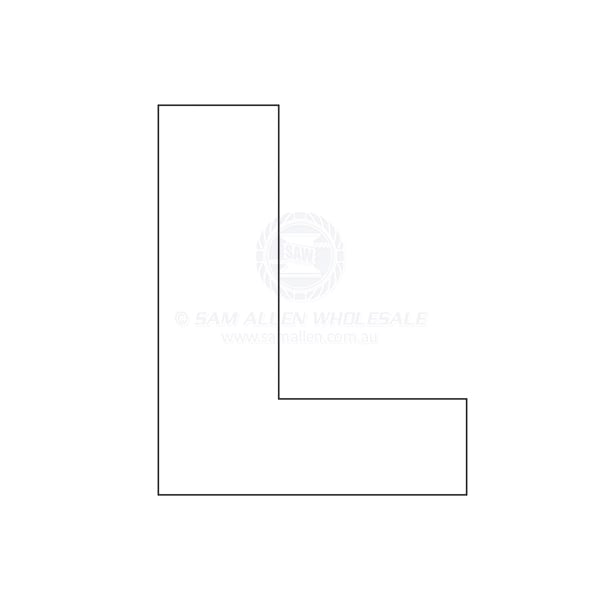 Letter 165mm white pair L | Sam Allen