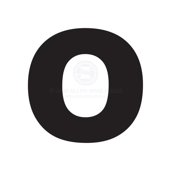 Letter 75mm black pair O | Sam Allen