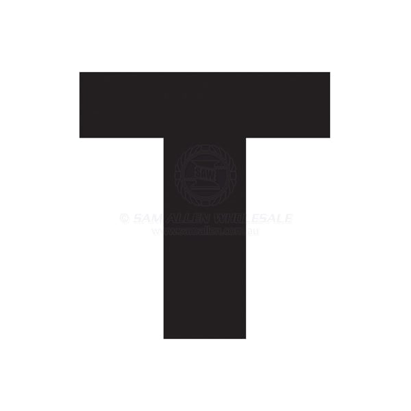 Letter 75mm black pair T - pack of 10 | Sam Allen