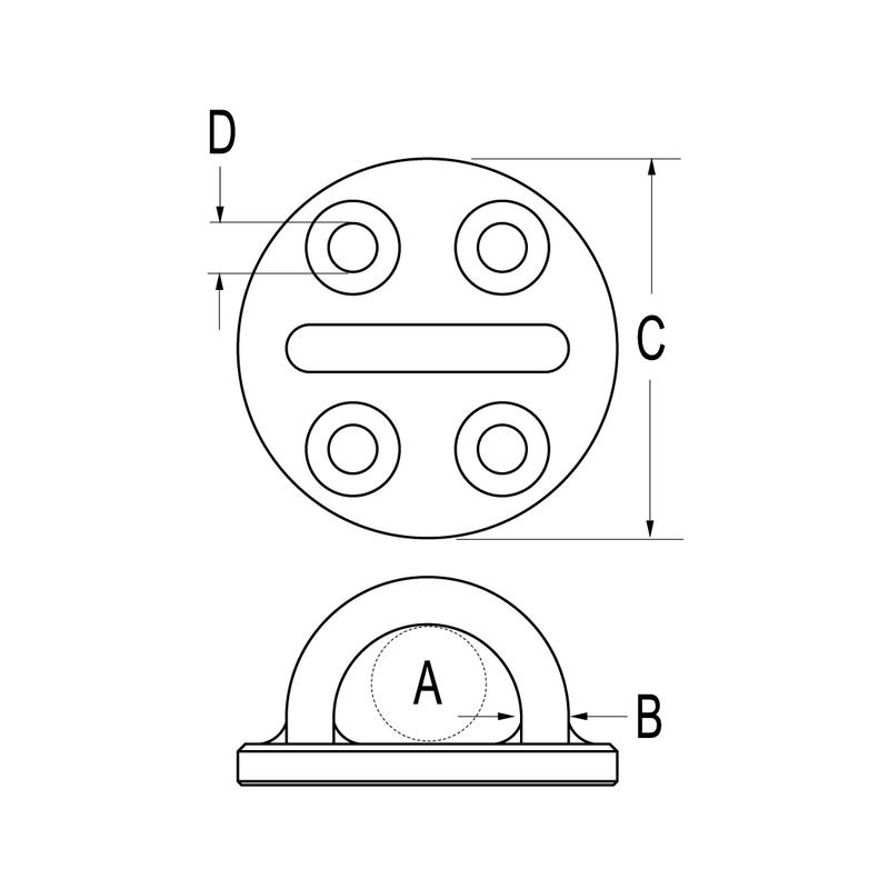 RF2429-10 - Fixed Padeyes