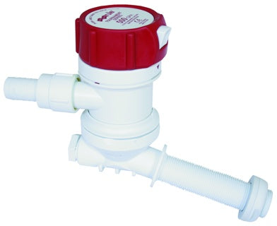 Rule Tournament 400 Dual Port Livewell Pump, Angled 800GPH