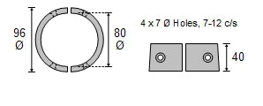 Gori zinc anode