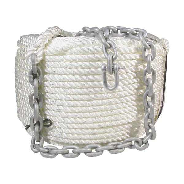 BLA Nylon Anchor Rope & Chain - Galvanised Clearance