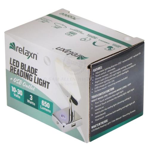 RELAXN LED BLADE READING LIGHT