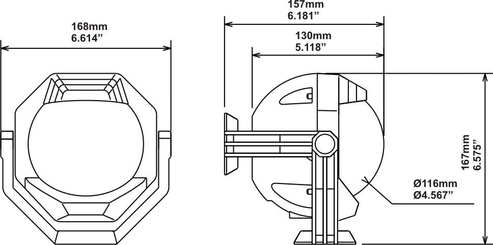 Contest130 Sailboat Compasses Bracket Mount