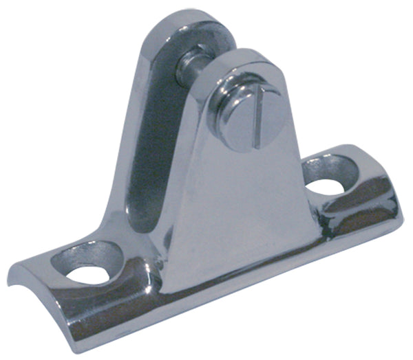 Canopy Fittings Cast S/S - Deck Mount Curved Base